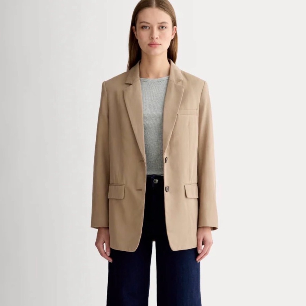 Everlane Oversized Tan Blazer